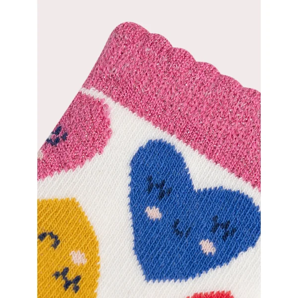 Chaussettes à imprimé cœurs pour fille - Soins Bébé Naturels & Produits Maman Après Naissance