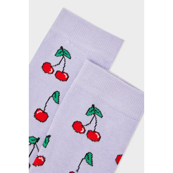 Chaussettes à motifs cerises Coucou Suzette