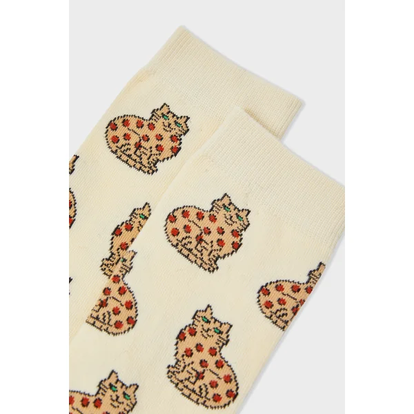 Chaussettes à motifs chats Coucou Suzette
