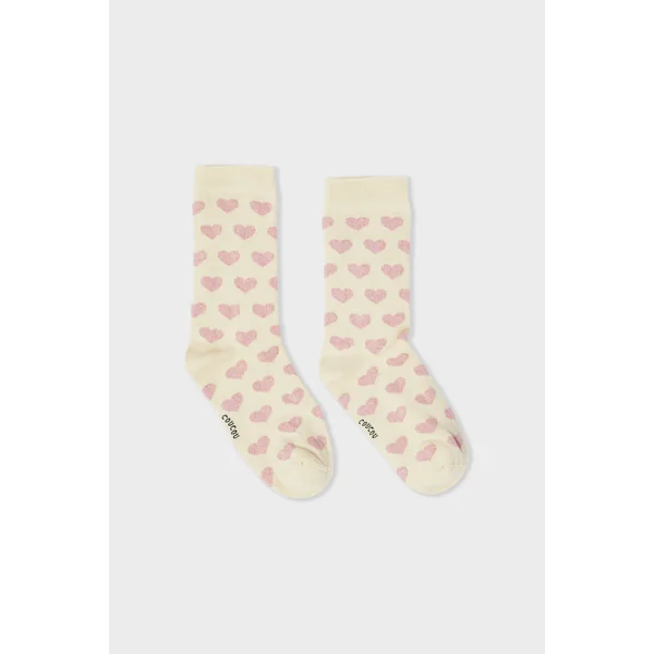 Chaussettes à motifs coeurs Coucou Suzette