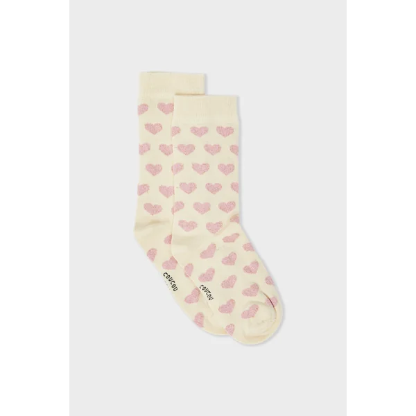 Chaussettes à motifs coeurs Coucou Suzette