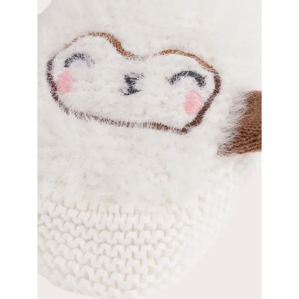 Chaussons naissance brodés en tricot - Soins Bébé Naturels & Produits Maman Après Naissance