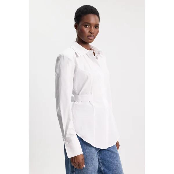 Chemise Ajustée Tissée Boutonnée