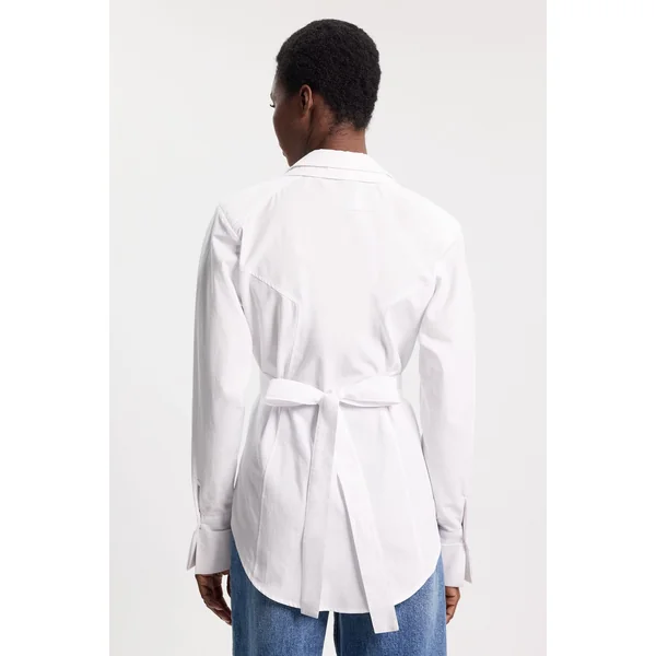 Chemise Ajustée Tissée Boutonnée