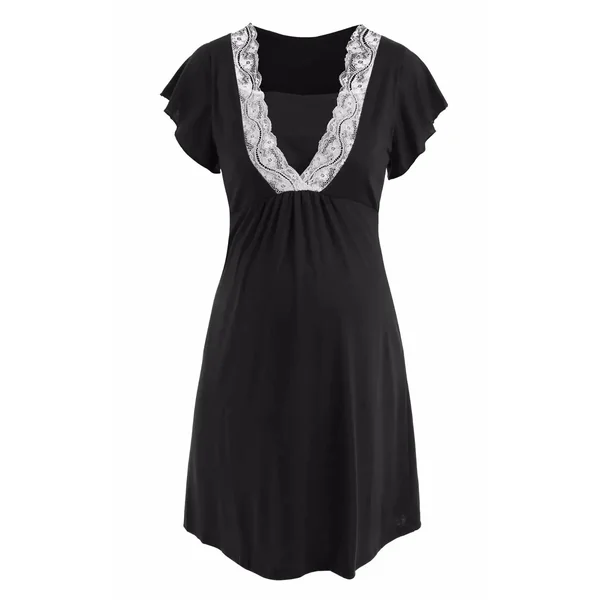 Chemise de Nuit Grossesse en Dentelle