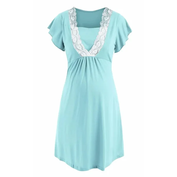 Chemise de Nuit Grossesse en Dentelle