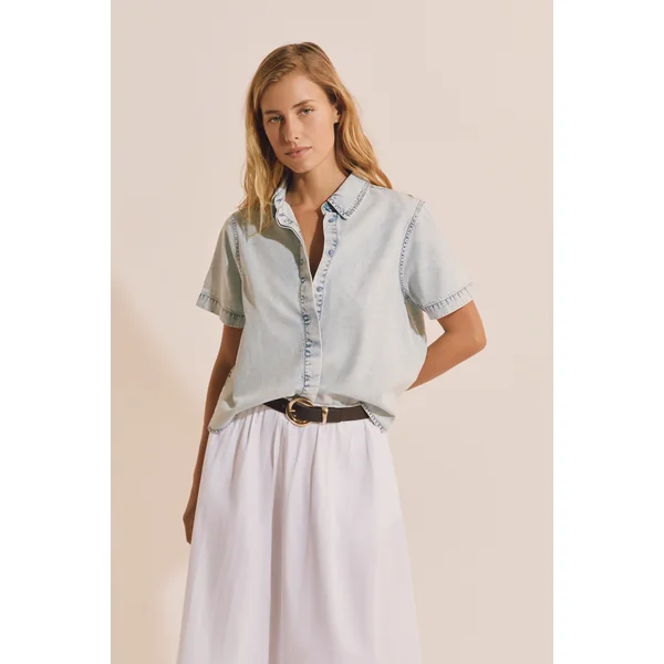 Chemise manches courtes en coton