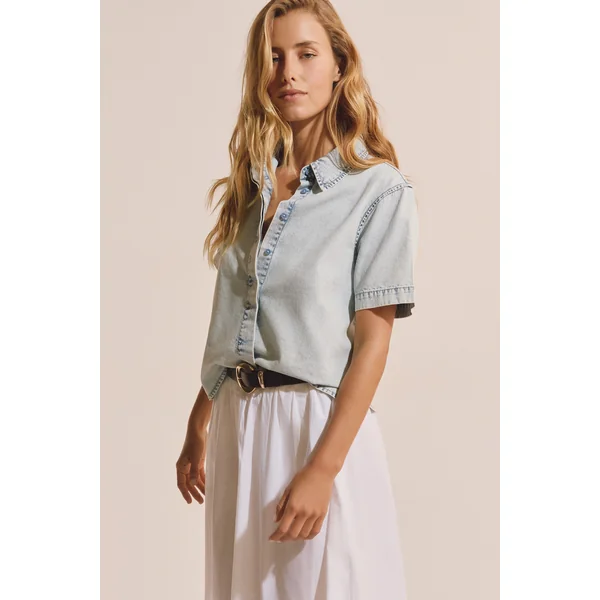 Chemise manches courtes en coton