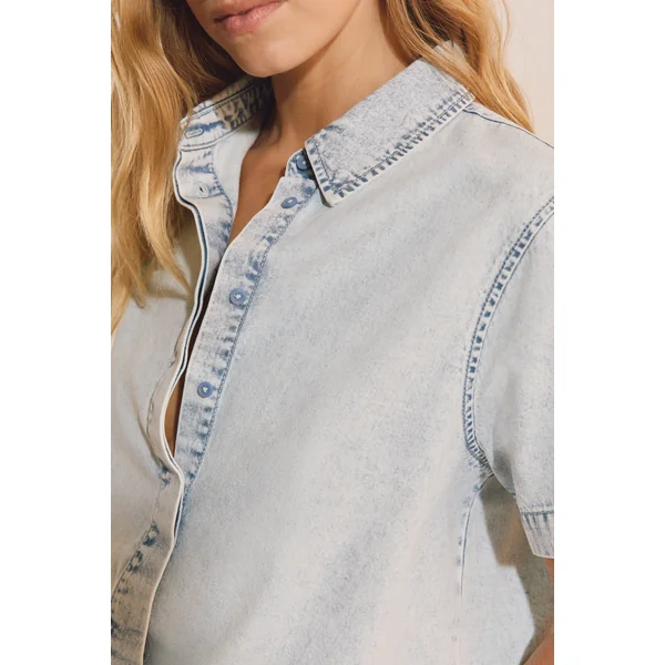 Chemise manches courtes en coton