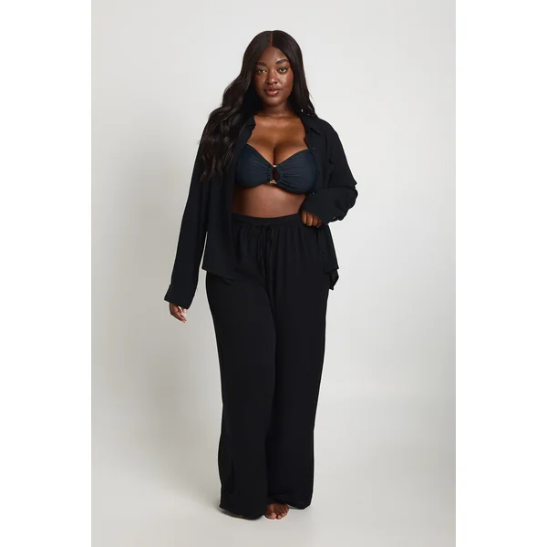 Chemise Oversize Aspect Lin Plus Essentials