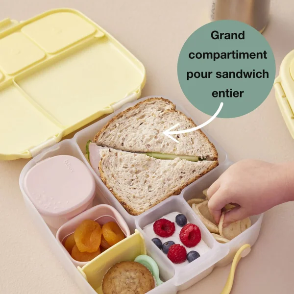Children's bento lunch box large format 2-litre