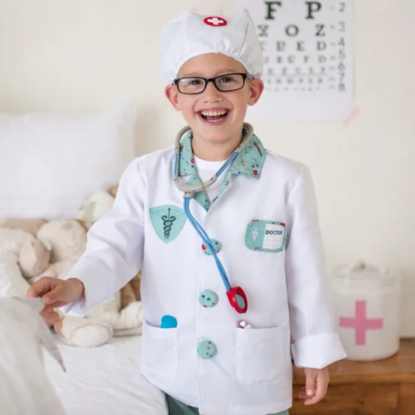 Children's doctor costume with accessories
