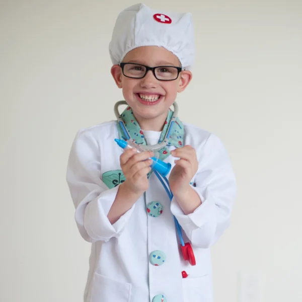 Children's doctor costume with accessories