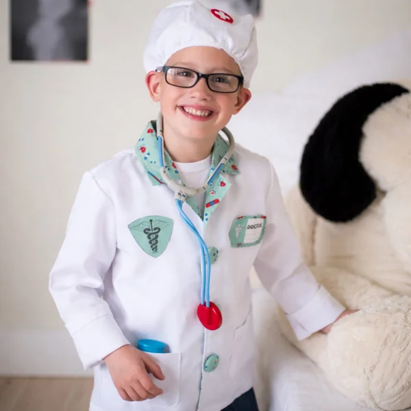 Children's doctor costume with accessories