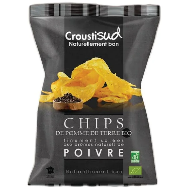 Chips de pommes de terre au poivre 100g