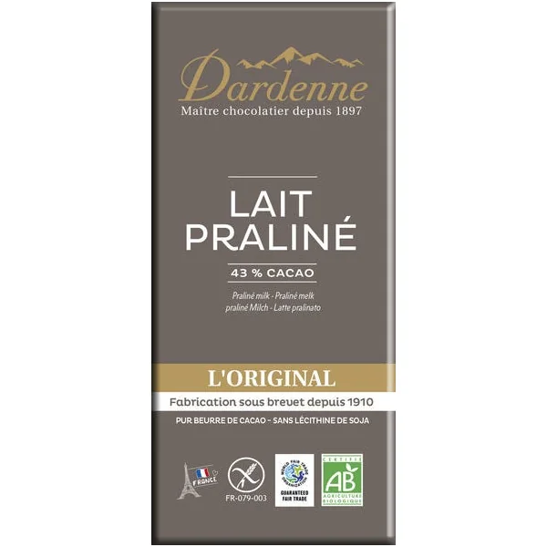 Chocolat au lait praliné L'Original