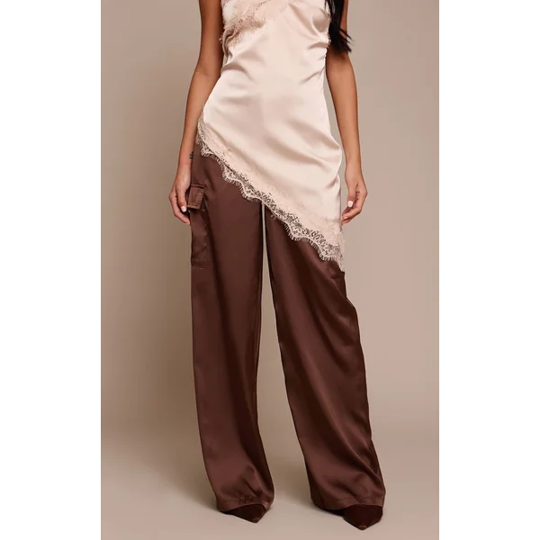 Chocolat Cargo Large En Satin