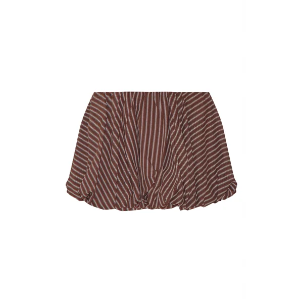 Chocolat Jupe Bouffante À Carreaux