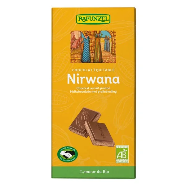 Chocolat lait praliné Nirwana