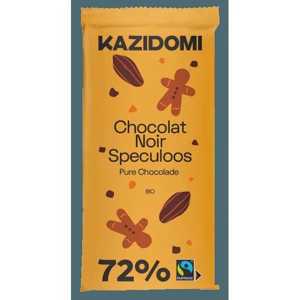 Chocolat Noir 72% Speculoos