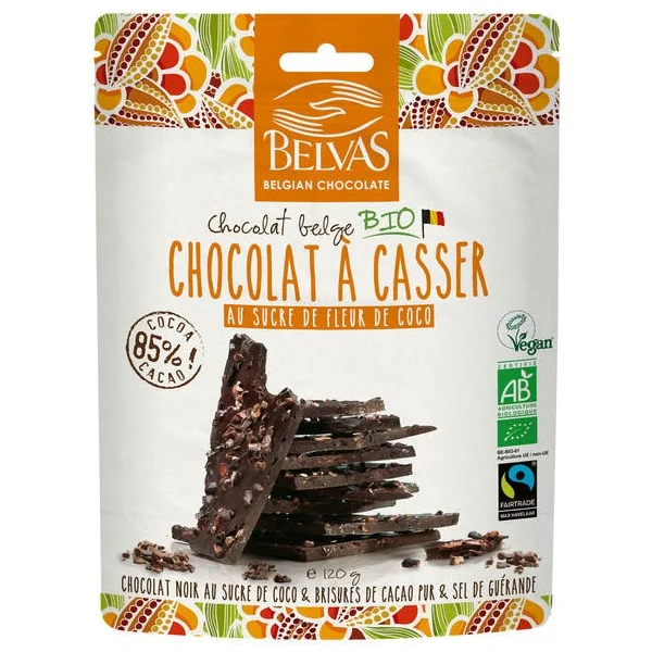 Chocolat noir 85%, sucre fleur de coco