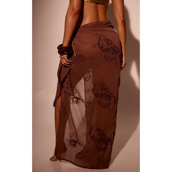Chocolat Paréo Maxi Transparent Texturé