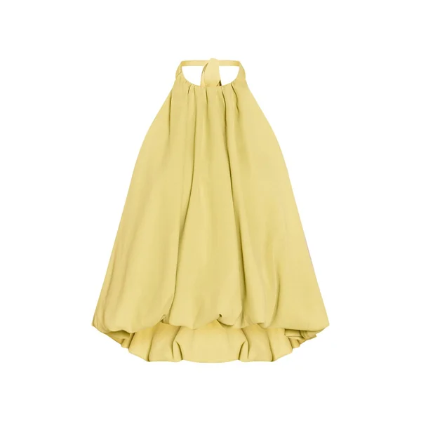 Citron Vert Ensemble Coordonné Haut Dos Nu Col Licou En Mousseline