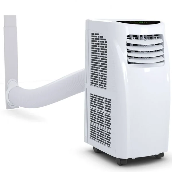 Climatiseur 3 en 1 Refroidisseur Ventilateur et Déshumidificateur 7000 BTU Fonctionnement Silencieux 785W 32x62,5x36cm