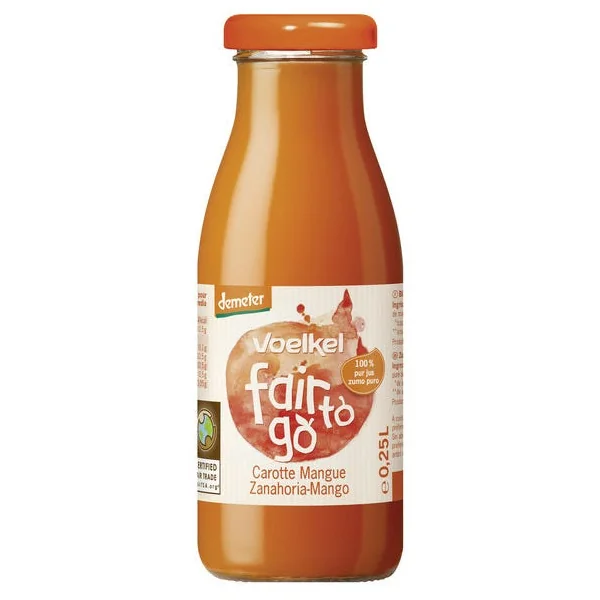 Cocktail carotte-mangue "fair to go" 25cl