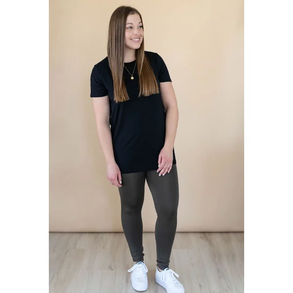 Collant sans pieds - kaki