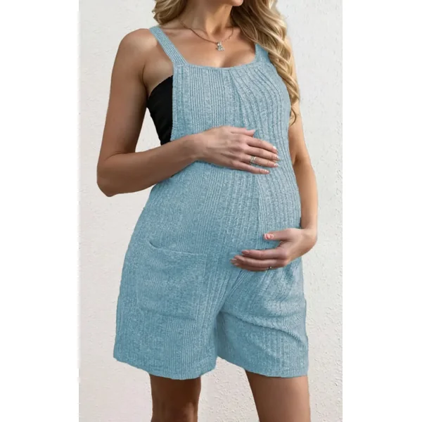 Combinaison Grossesse Courte en Coton