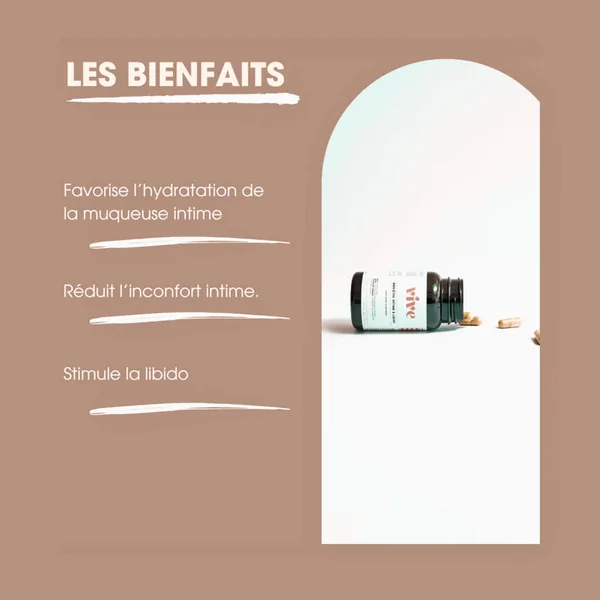 Complément alimentaire Bien-être intime et Libido - Vive