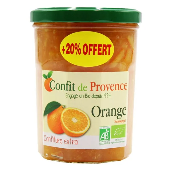 Confiture orange 370g + 20% gratuit