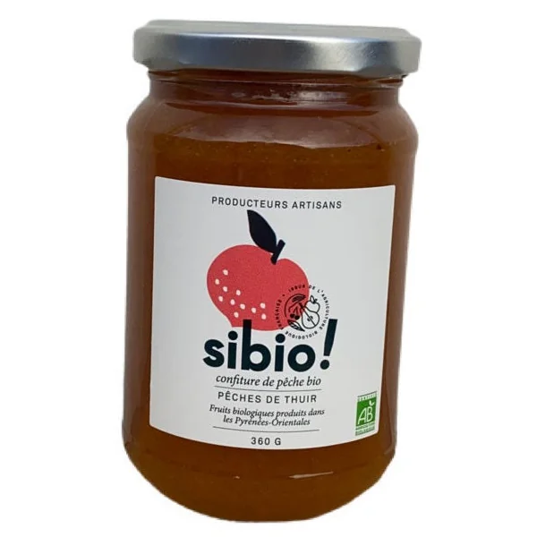 Confiture pêche - 360g