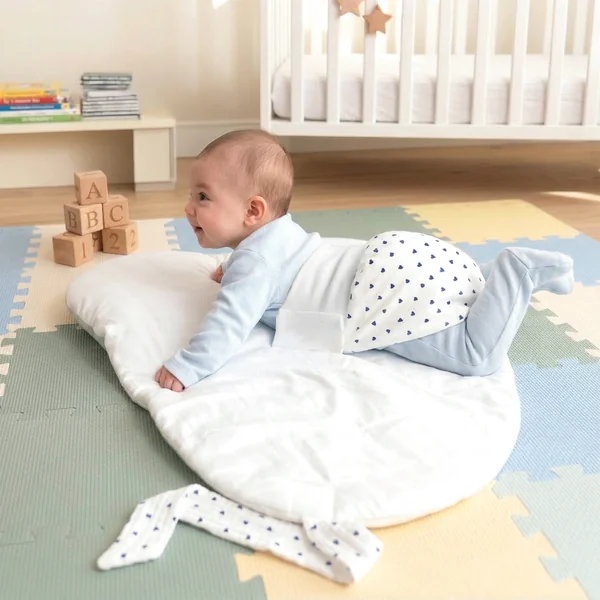 Convertible swaddle sleep bag in cotton muslin Lovio