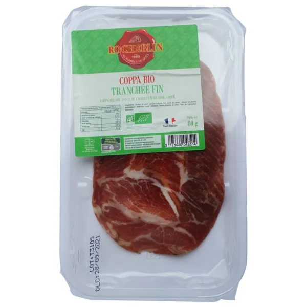 Coppa fine tranche sel sec 16 tranches 80g