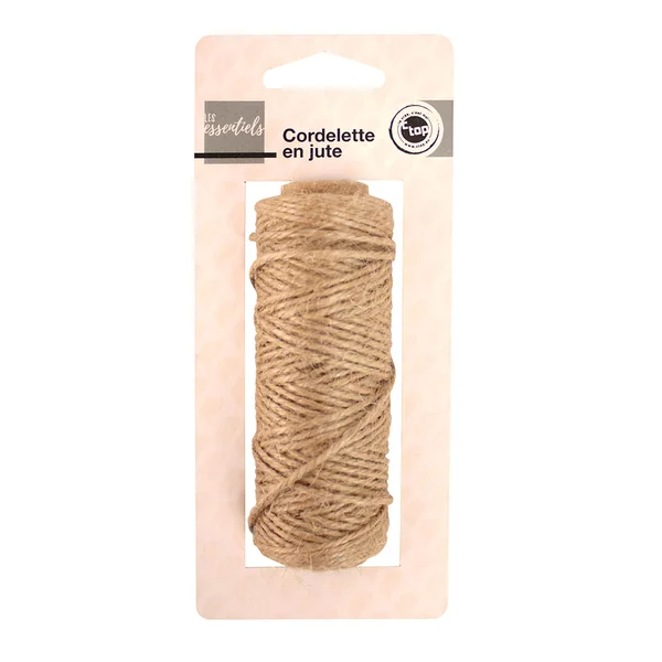 Cordelette jute nature 30m