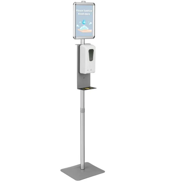 Costeay Distributeur de Gel Hydroalcoolique Antibactérien et Savon sans Contact avec Capteur Infrarouge pour Ecoles Lieux Publics