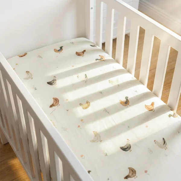 Cotton fitted sheet Gallina