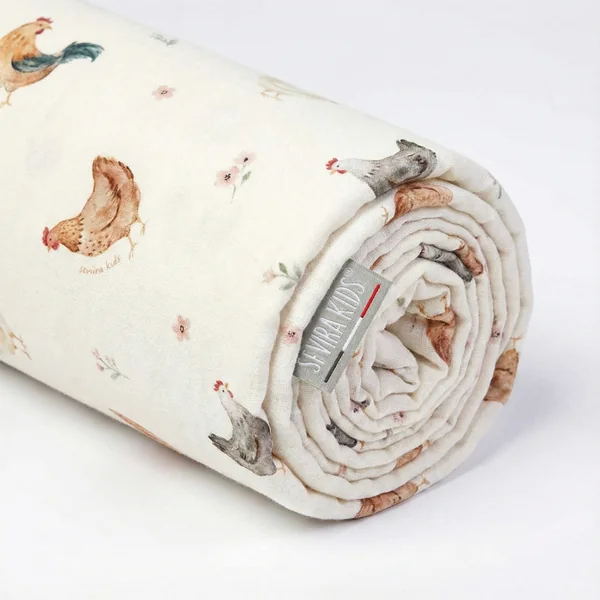 Cotton fitted sheet Gallina