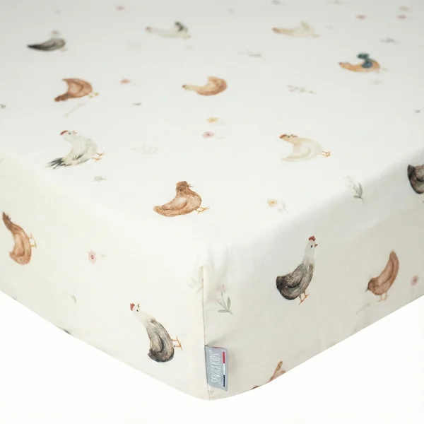 Cotton fitted sheet Gallina