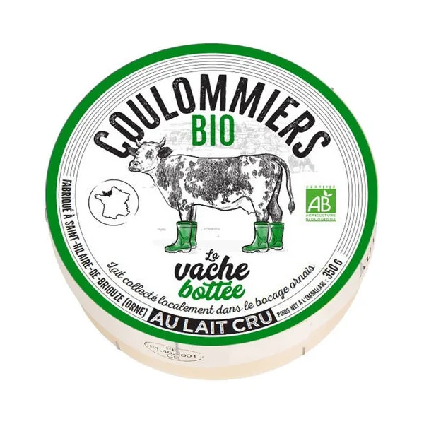 Coulommiers au lait cru 22%MG 350g