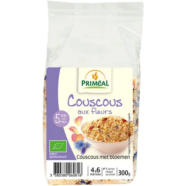 Couscous blanc aux fleurs 300g