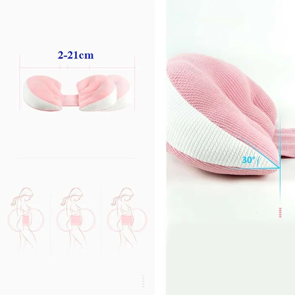 Coussin de grossesse multifonctions en fibre de bambou