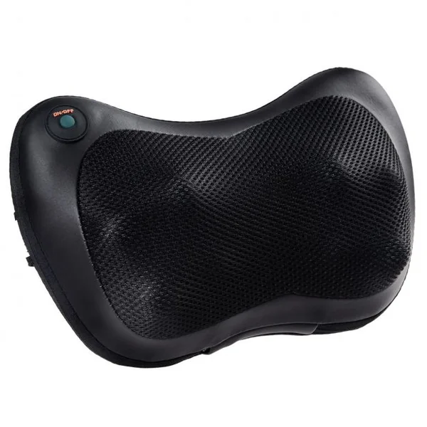 Coussin de Massage Shiatsu Masseur avec Infrarouge en Têtes 3D Convient pour le Bureau, la Voiture, à Domicile