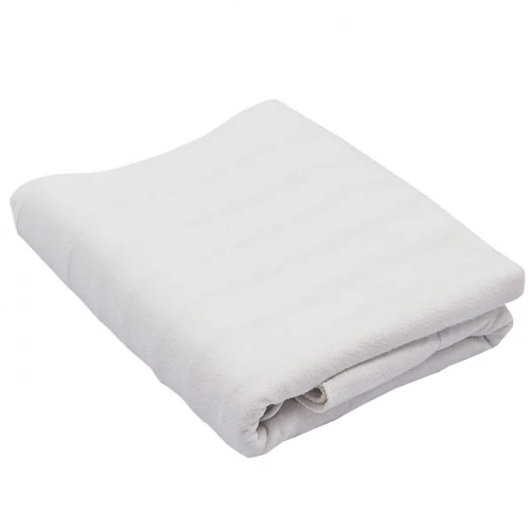 Couverture chauffante électrique 60W 5 niveaux de température lavable 30°C télécommande Surmatelas 180 x 75cm Blanc