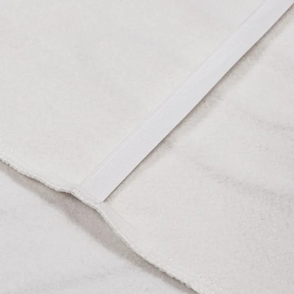 Couverture chauffante électrique 60W 5 niveaux de température lavable 30°C télécommande Surmatelas 180 x 75cm Blanc