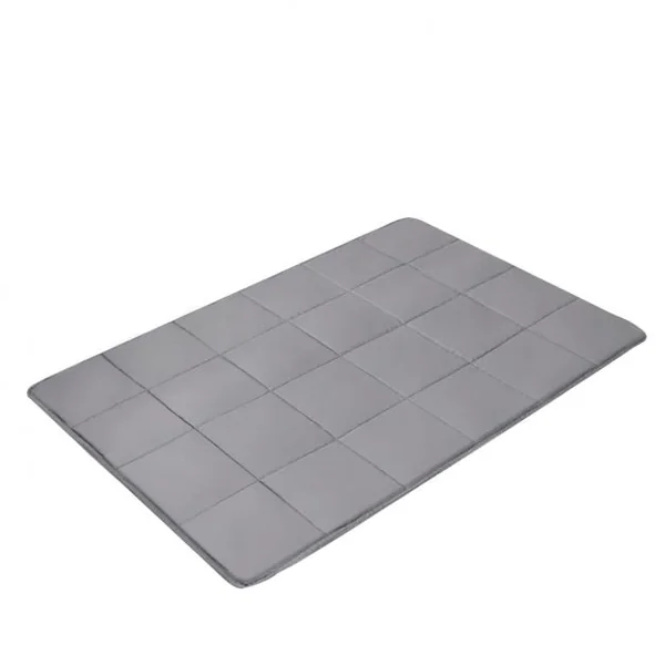 Couverture Pondérée 3 kg Anti-stress pour Adultes et Enfants Coton Perles de Verre Polyester, 104x152,4cm, Gris