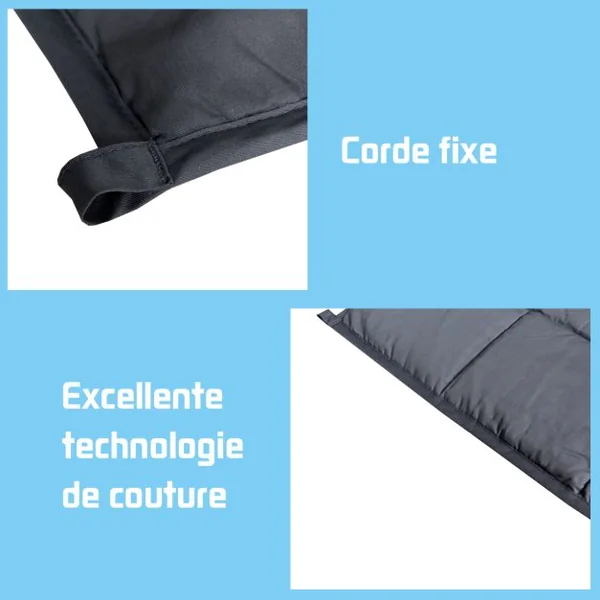 Couverture Pondérée pour Adultes et Enfants du Sommeil Soulager Le Stress Lesté Grise en Tissu de Coton 104 x 152,4 cm