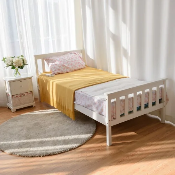 Couverture électrique chauffante Lavable réglable en température et minuterie en Polyester 190x90cm Blanc